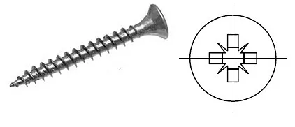 WKRĘT 3,5*30 Strong  PZ2 oc.biały 1000 szt