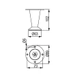 NÓŻKA FS010, 102mm, czarna matowa  - 3