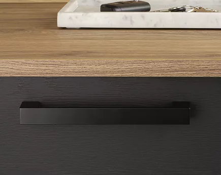 UCHWYT Sosa 160 czarna mat+ wkręty