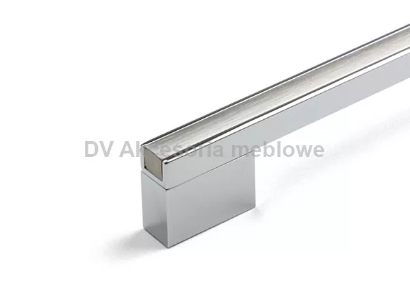 UCHWYT VERONA 128 CHROM/IM. STALI