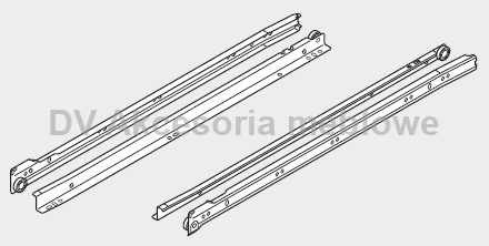 PROWADNICA 600 ROLKOWA BIAŁA 230M6000 BLUM