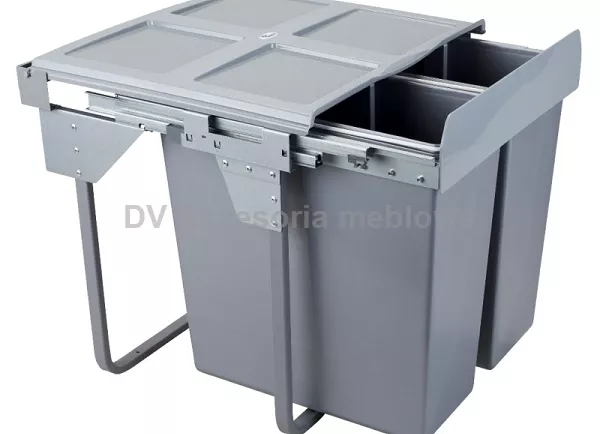 KOSZ 60 2*34 LITRY+ MOC.FRONTU CLG-609N-2