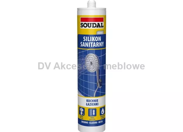 SILIKON SANITARNY SZARY 280 ML SOUDAL