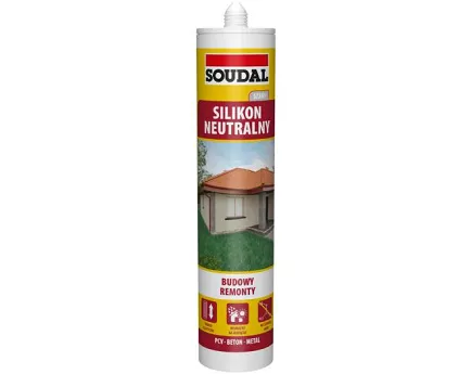 SILIKON NEUTRALNY SZARY 280 ML SOUDAL