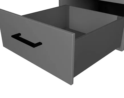 Szuflada SLIM Box DV  L-350mm H-167mm grafit #18mm