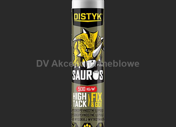 KLEJ MONTAŻOWY SAURUS HIGH TACK 290 ml biały DISTY