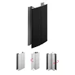COKÓŁ SCILM  100 mm elast.złącze 100 mm czarna poł - 3