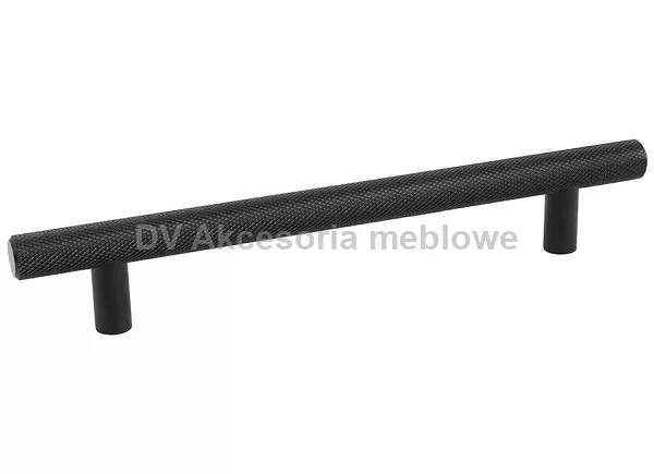 UCHWYT MELLA 160 CZARNY MAT RYFLOWANY