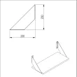 PODPÓRKA PÓŁKI GTV FLAT 20MM - 3