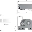 KÓŁKO OBROTOWE + NÓŻKA KEY-F LEWA IF - 3