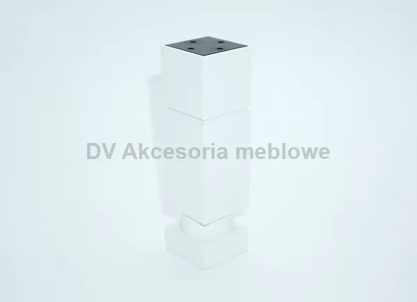 NÓŻKA PLASTIK REG. H 150 BIAŁY MAT NMK15001M