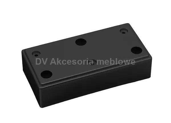 NÓŻKA FP001, 30mm, 120x60x30 czarny matowy