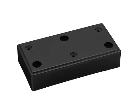 NÓŻKA FP001, 30mm, 120x60x30 czarny matowy
