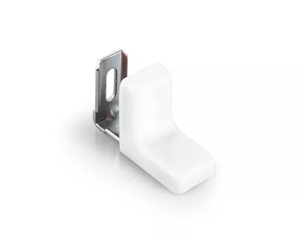 KĄTOWNIK metalowy z zaśl.  ATM BIAŁY KN-375 100szt