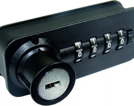 Zamek LEHMANN numeryczny Fix 57.01 lewy czarny