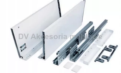 Szuflada SLIM Box DV L-450mm H-167mm Biała #18mm