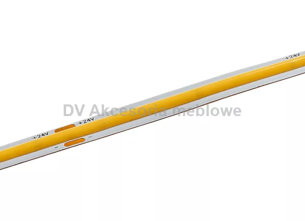 LED 24V STRONG TAŚMA COB 12W/m zimny.biał 1mb