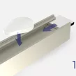 PROFIL LED strong Maglyte-10 profil LED 3,03 czar  - 3