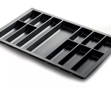 Wkład na sztućce 90/50 CZARNY KRISTALL 822*474 