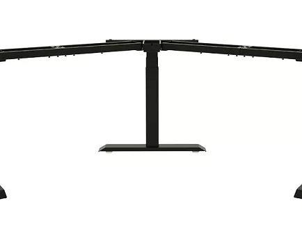 NOGA STELAŻ narożny Z ELEKTR. REG. WYSOK. CZARNY