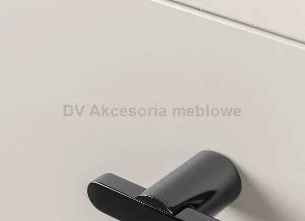 UCHWYT V 0627 Fusion gałka typ T L58 Czarny tytan