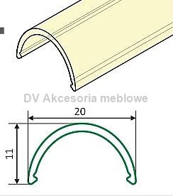 PROFIL LED strong szybka do prof Uni/Arc wcis.mlec