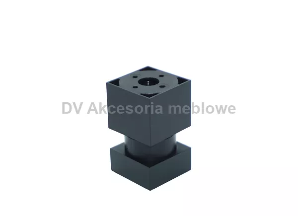 NÓŻKA PLASTIK REG. H 060 CZARNY MAT NMK6003M