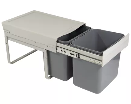 KOSZ 40 2*15 LITRÓW MOC.FRONTU 