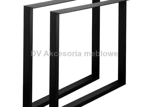 STELAŻ DO STOŁU liniowy, 710x780, czarna