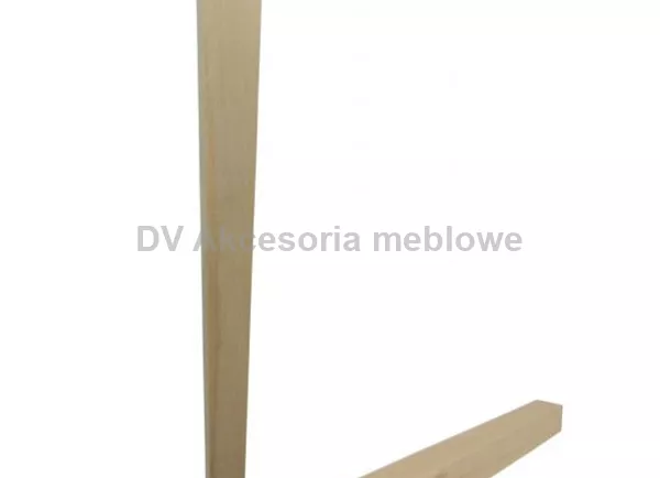 NOGA DREWNO ukośna 60 h740 60*60 dół 