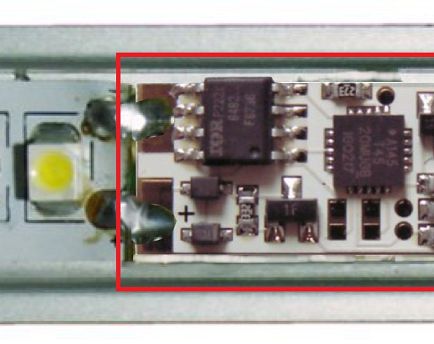 LED WYŁĄCZNIK/ŚCIEMNIACZ DO PROFILU NIEBISKI 12/24