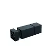 NÓŻKA PLASTIK REG. H 150 CZARNY POŁYSK NMK15003P - 5