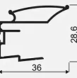 SEVROLL RĄCZKA Victoria II 2,7m czarny szczotk - 3