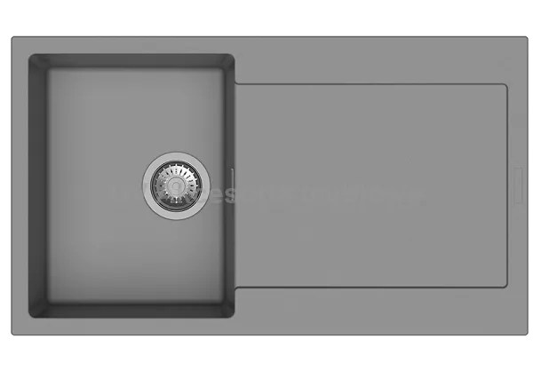 StrongSinks S3 Zlewozmywak granit ZALA 860 szary