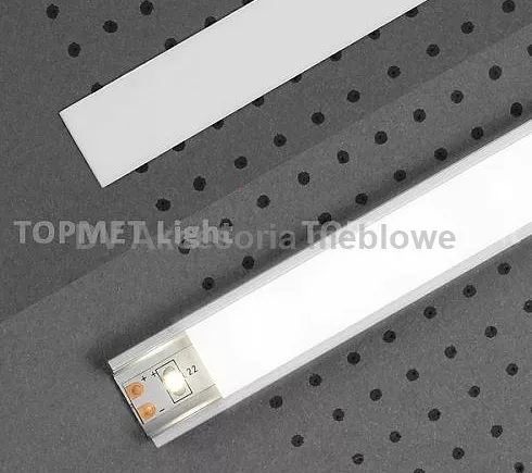 PROFIL LED Strong  nakład. Slim SZYB mleczn 2mb 