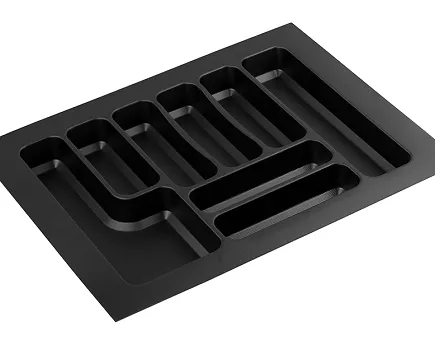 Wkład na sztućce 80/45 czarny 722x422 mm StroMax18