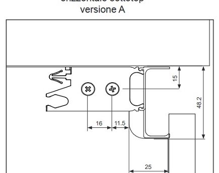 UCHWYT T.GOLA vol C ALUMINIUM WĄSKI 4,2MB