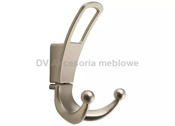 wieszak Ener nikiel szlifowany + wkręty  Tulip