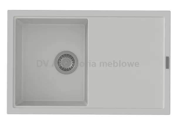 StrongSinks S3 Zlewozmywak granit Labe 780 biały
