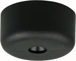 NÓŻKA ŚLIZGACZ H19 FI40 CZARNY BEZ REGULACJI 