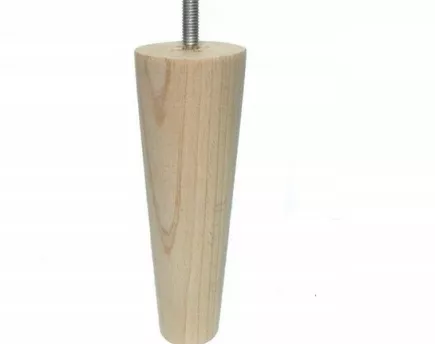 NÓŻKA BUKOWA DREWNIANA STOŻEK H160+ sruba