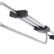 WIESZAK WYSUWNY 400 owal premium czarny/chrom  - 2