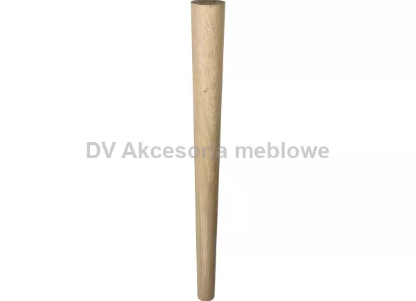 NOGA DREWNO 740  stożek h74 dąb