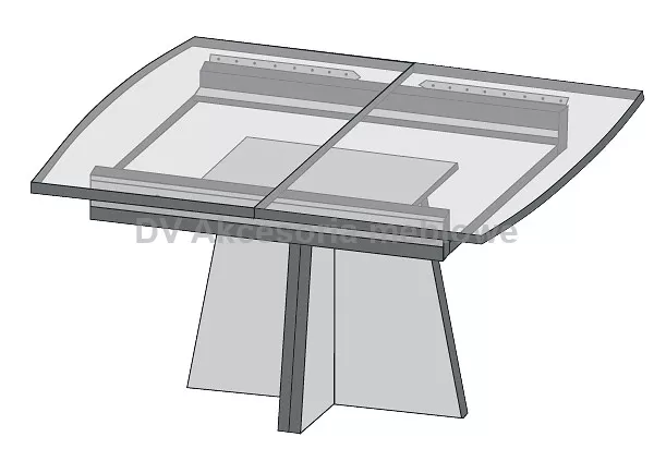 PROWADNICA DO STOŁU B/1050/2*400 POETTKER