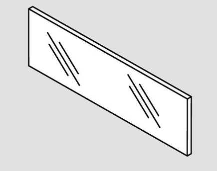 LEGR. BOX FRONT SZKLANY 600/138MM ZE7W482G 