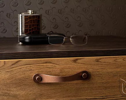 Uchwyt Halti 128 miedź postarzana Tulip