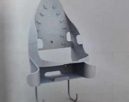 Wieszak na żelazko tworzywo biały