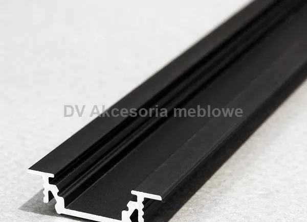 PROFIL LED Strong  wpuszczany GROOVE czarna la 3MB