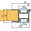 PROFIL LED LUCERA DO WIEŃCA 4MB BIAŁY - 2