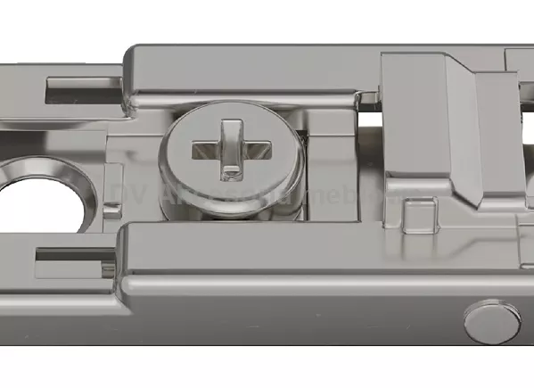 ZAWIAS hafelle  Metalla 540 - Prowadnik prosty